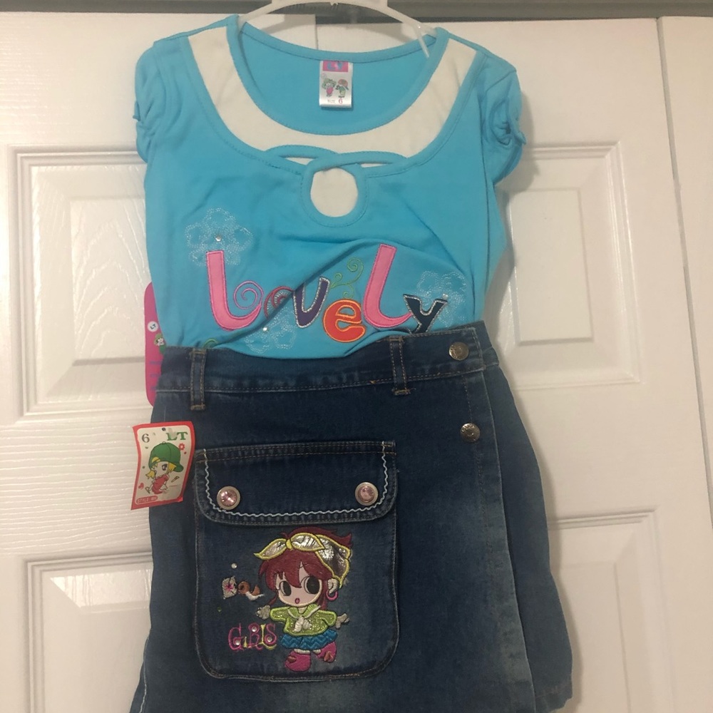 Stylish Girl Skort Set Size 6